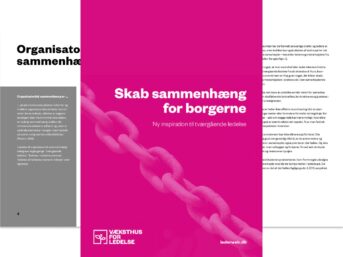Skab sammenhæng for borgerne