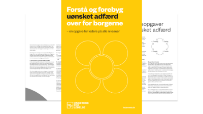 Forside af publikationen: Forstå og forebyg uønsket adfærd.