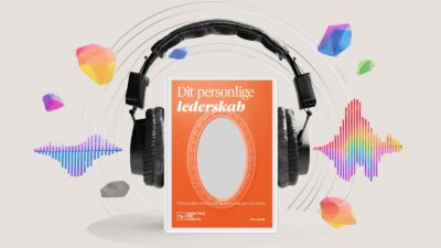 dekorativt billede af lydbog - dit personlige lederskab