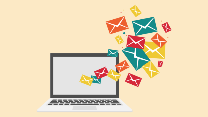 grafik af e-mails