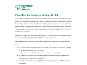 Uddrag af Væksthus for Ledelses strategi OK.24.