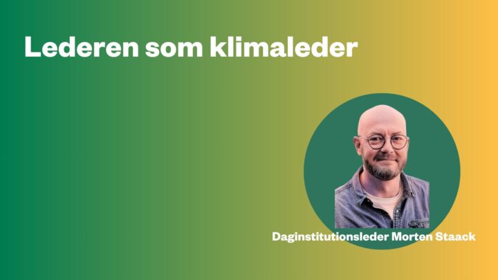 Portræt af daginstitutionsleder Morten Staack.