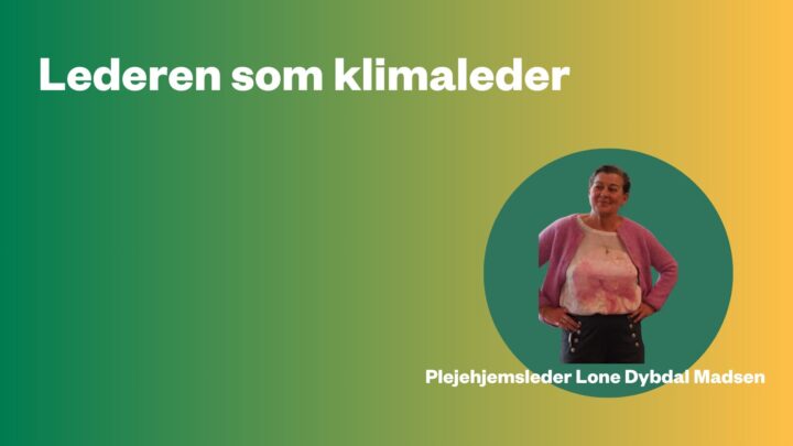Portræt af plejehjemsleder Lone Dybdal Madsen