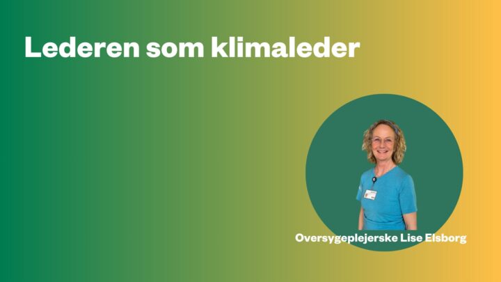 Portræt af oversygeplejerske Lise Elsborg